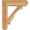 Ekena Millwork Balboa Craftsman Rough Sawn Bracket w/ Offset Brace, Western Red Cedar, 8"W x 28"D x 32"H BKT0806X28X32BOA04RWR - alternate 2